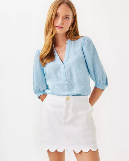 Lilly Pulitzer Collette Denim Skort - BHI