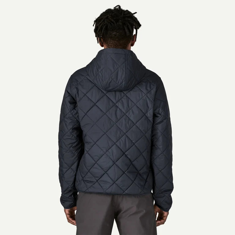 Patagonia Men’s Diamond Quilted Bomber Hoody Jacket - New Navy - BHI