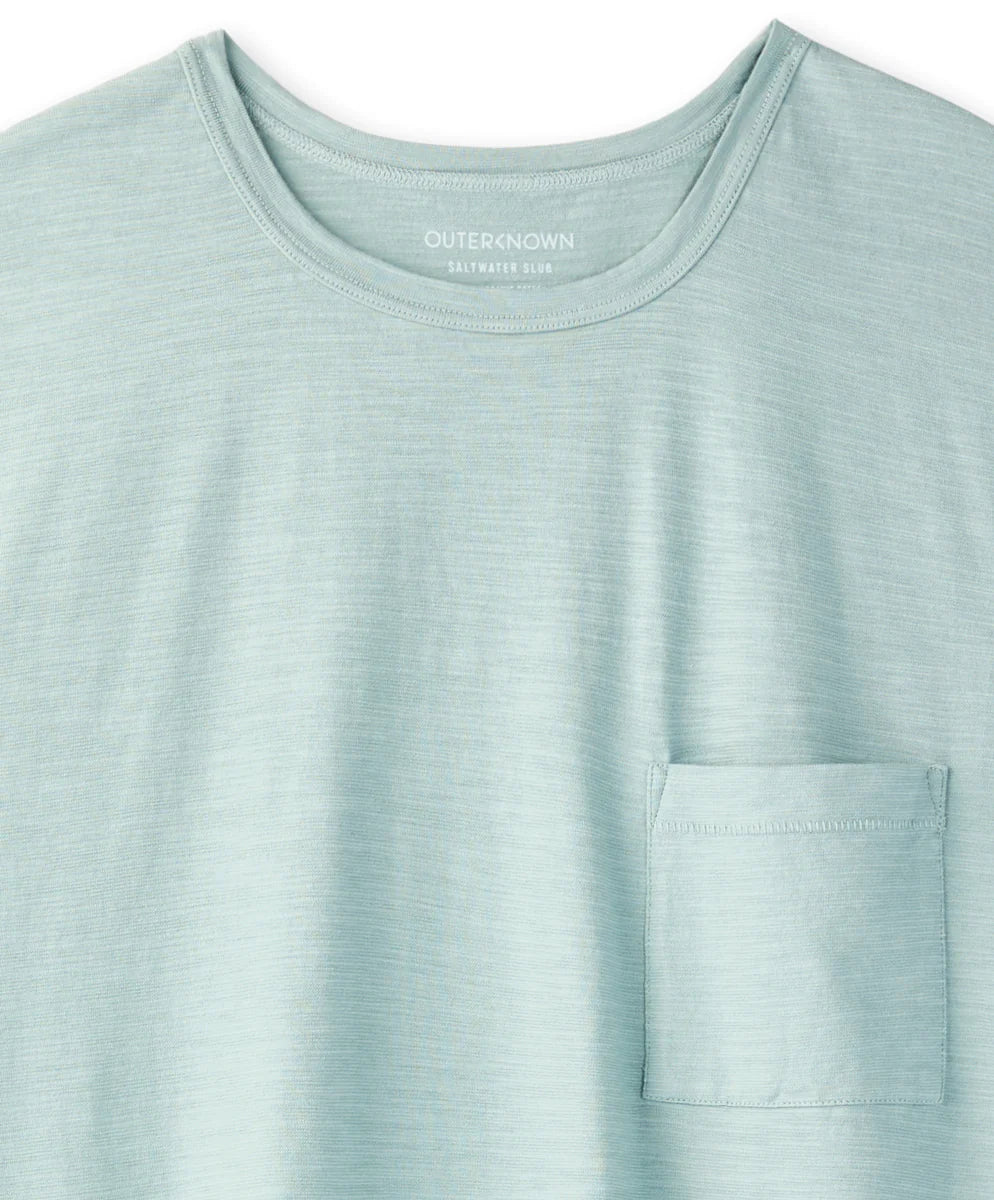 Saltwater Slub Tee-Grey Mist-OUTERKNOWN