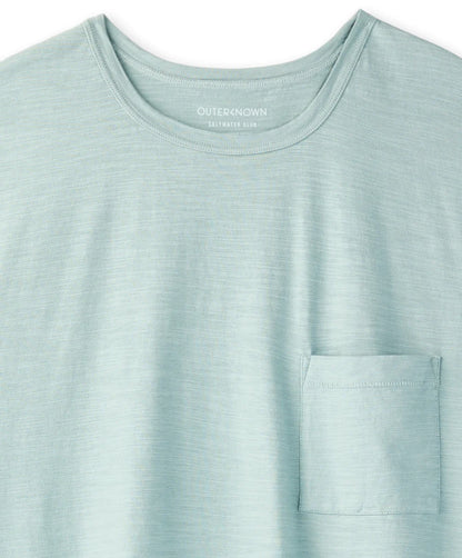 Saltwater Slub Tee-Grey Mist-OUTERKNOWN