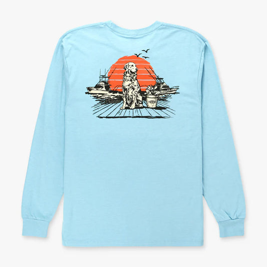 Aftco Men’s Bucket LS T-Shirt-BHI