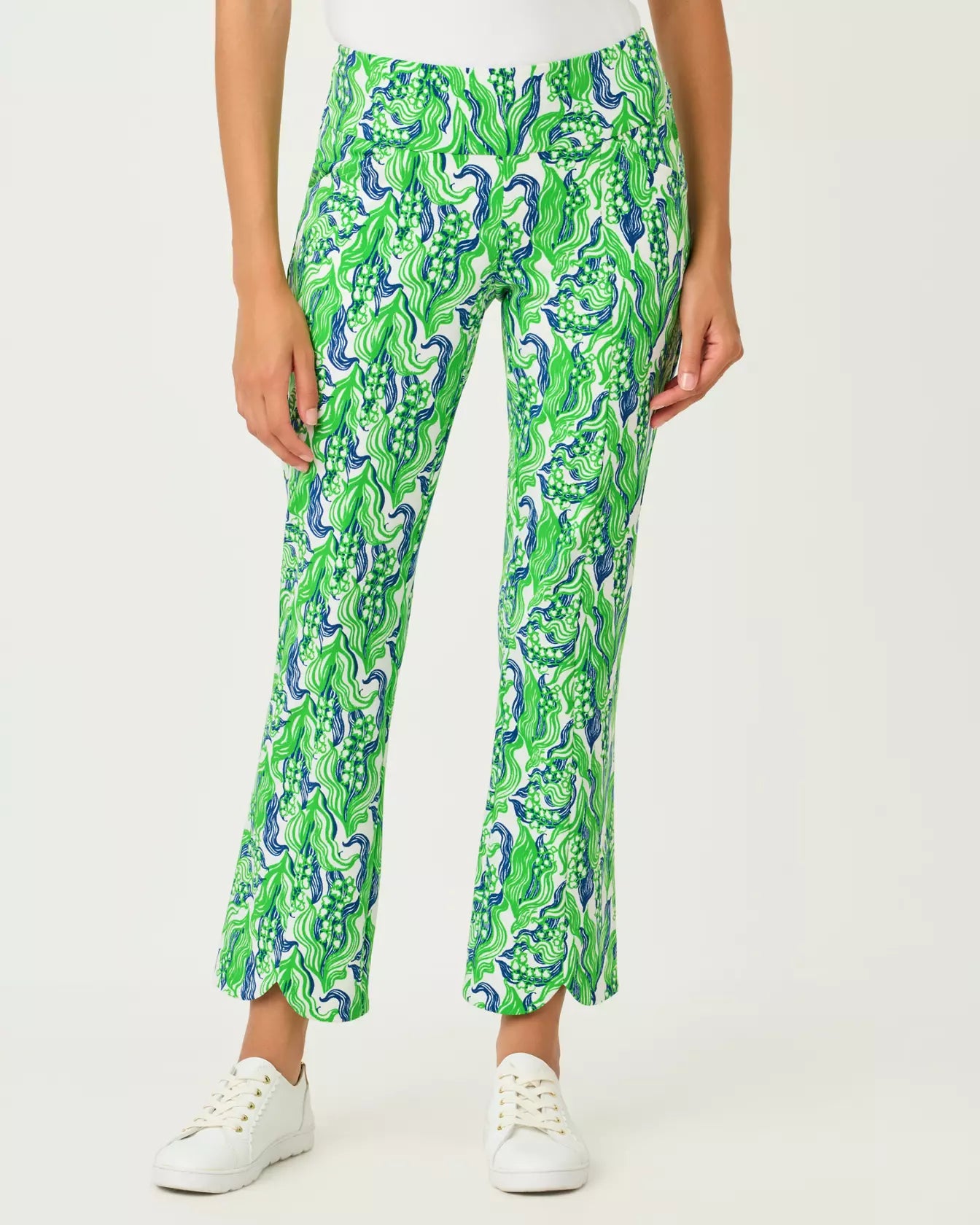 Lilly Pulitzer UPF 50+ Corso Scallop Kick Flare Pant - BHI