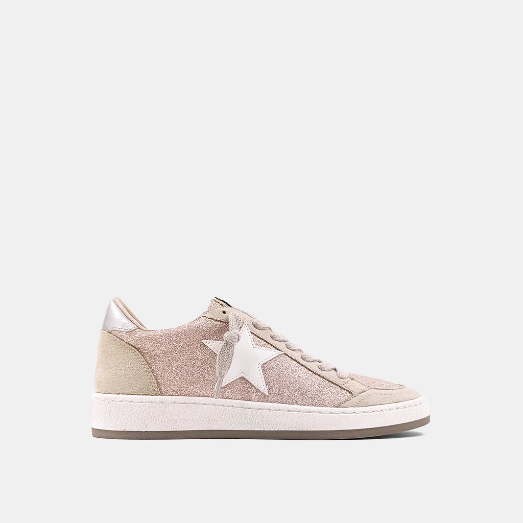 Kids Shoe-Champagne Glitter PAZ KIDS SNEAKER-SHUSHOP