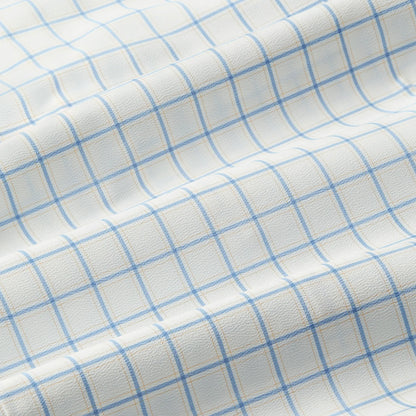 Monaco LS Classic Dress Shirt - White Hyde Plaid - Mizzen+Main