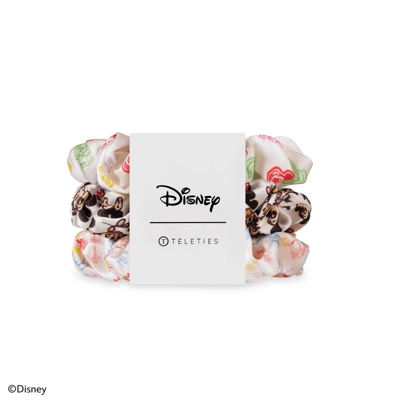 Teleties Disney Large Silk Scrunchies - BHI