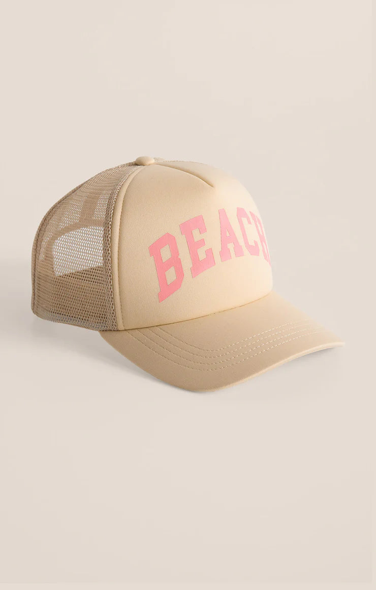 Trucker Hat -Natural - Beach- Z Supply