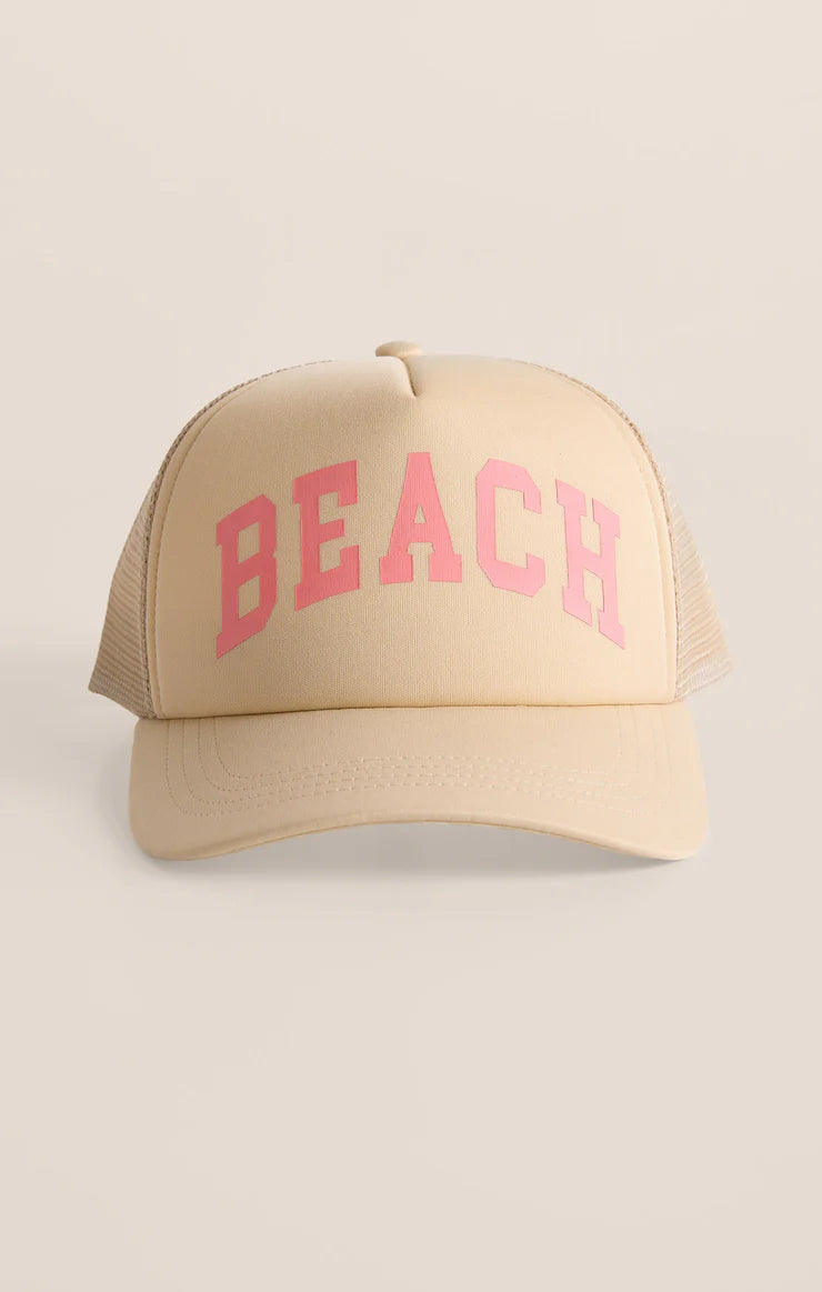 Trucker Hat -Natural - Beach- Z Supply
