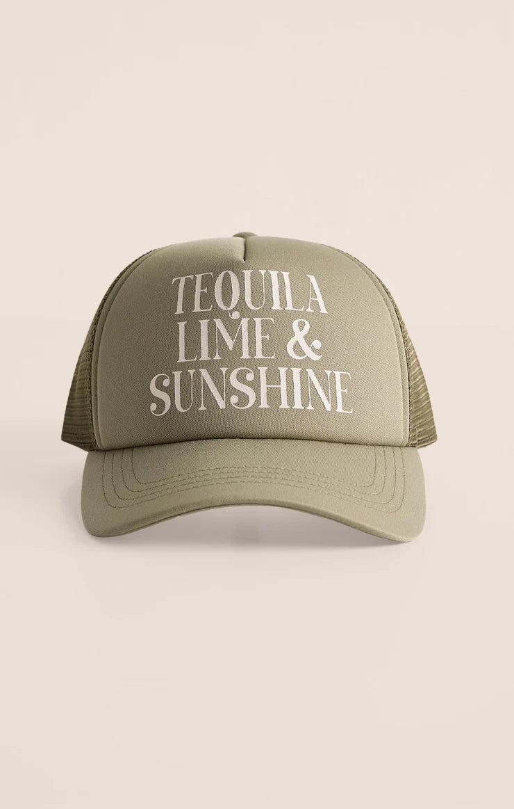 Trucker Hat-Palm Green- Tequila- Z Supply