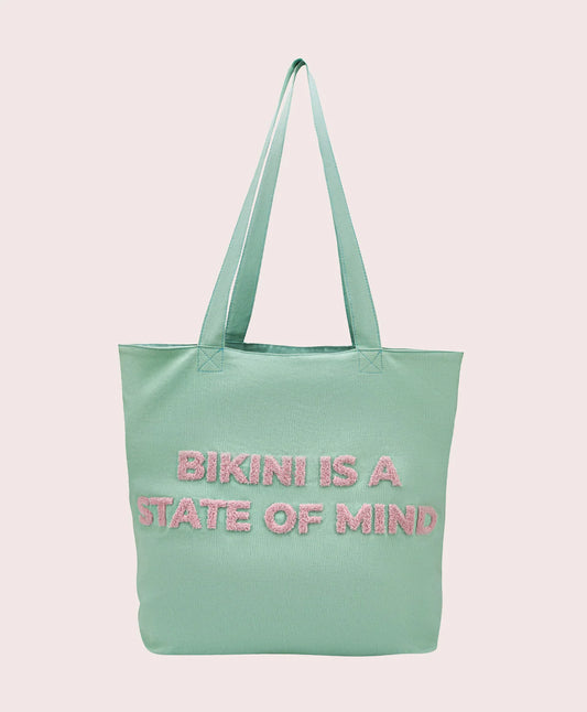 Water- Bikini is a State of Mind Tote