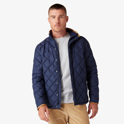 Belmont Quilted Jacket - Navy - 1OW-1404-G - Mizzen+Main