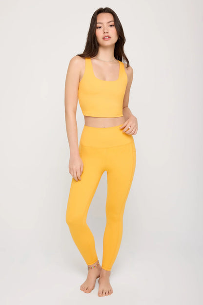 Nova 7/8 Pocket Legging -Mango- Spiritual Gangster