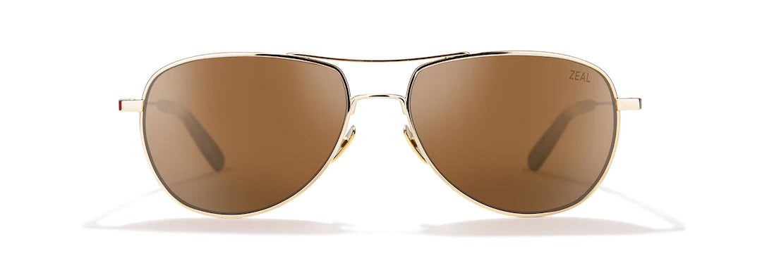 Zeal Shipstern Stainless Steel Aviator Polarized Sunglasses - BHI