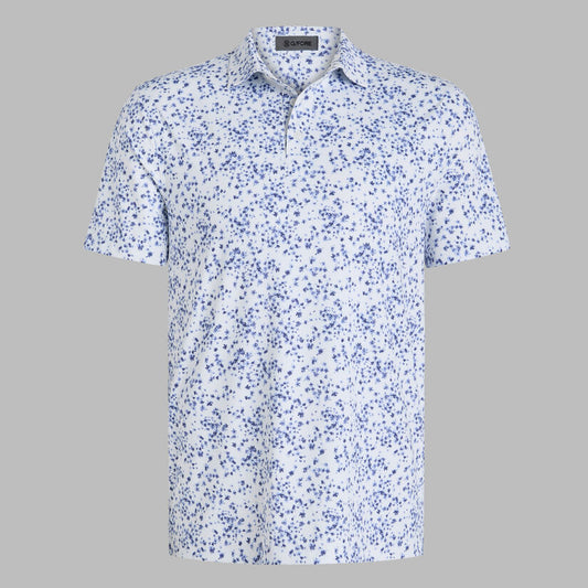 G/Fore SCATTERED DITZY TECH JERSEY POLO