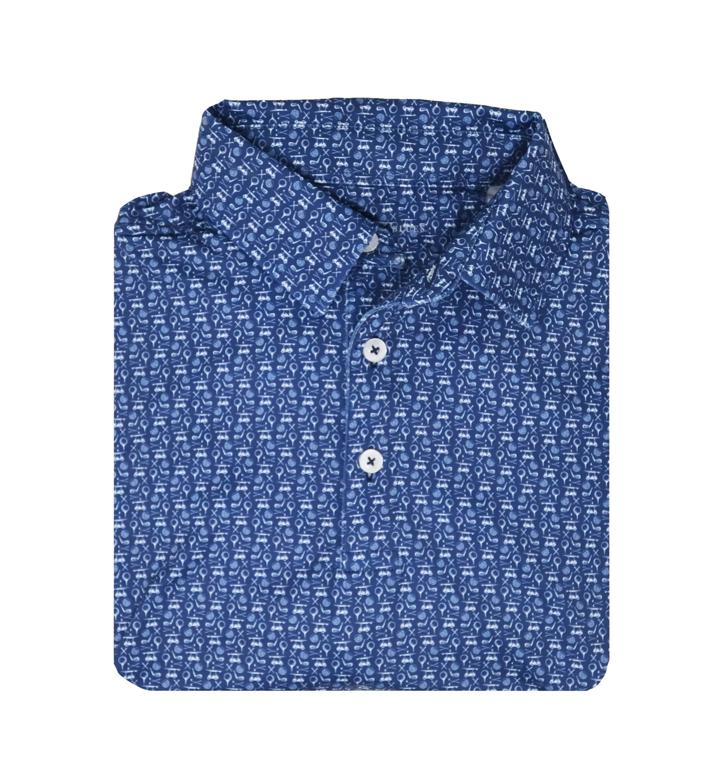 Albatross Polo - Medieval All Over Print - Bald Head Blues