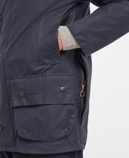 Beaufort Wax Jacket- Navy - Barbour