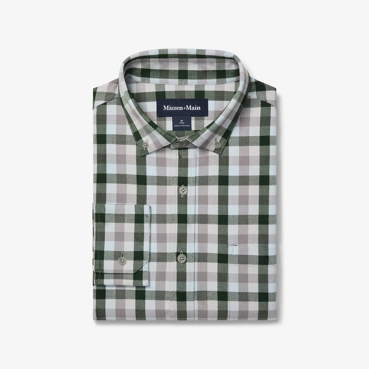 City Flannel - Spruce Multi Check  - Mizzen+Main