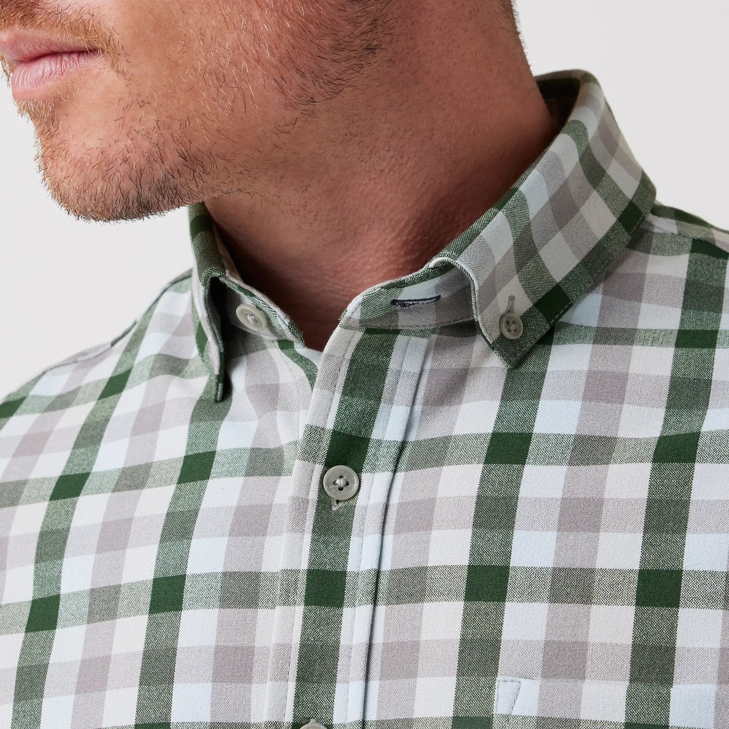 City Flannel - Spruce Multi Check  - Mizzen+Main