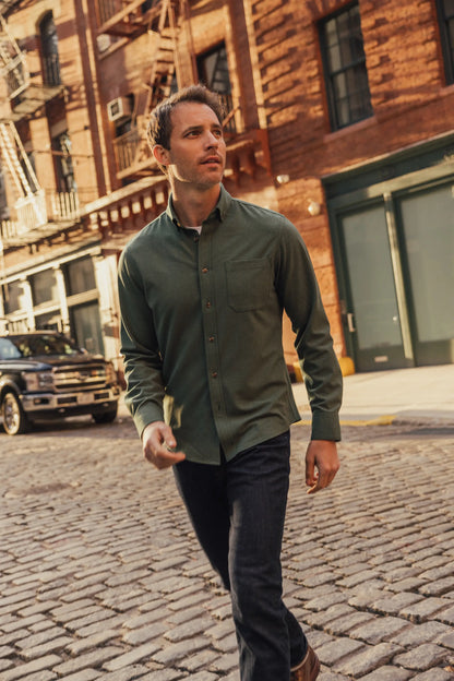 City Flannel -  Spruce Heather - Mizzen+Main