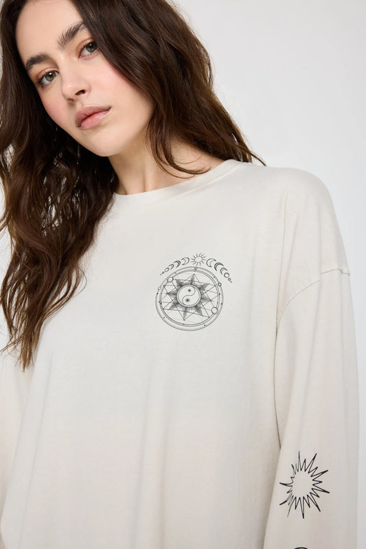 Magnetism Denver Long Sleeve Tee-Birch-Spiritual Gangster