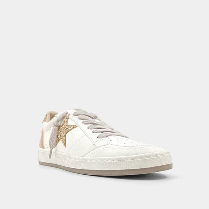 SHUSHOP Paz-Taupe Snake-Sneaker - BHI