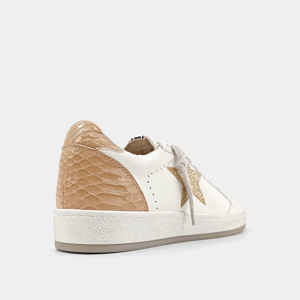 SHUSHOP Paz-Taupe Snake-Sneaker - BHI