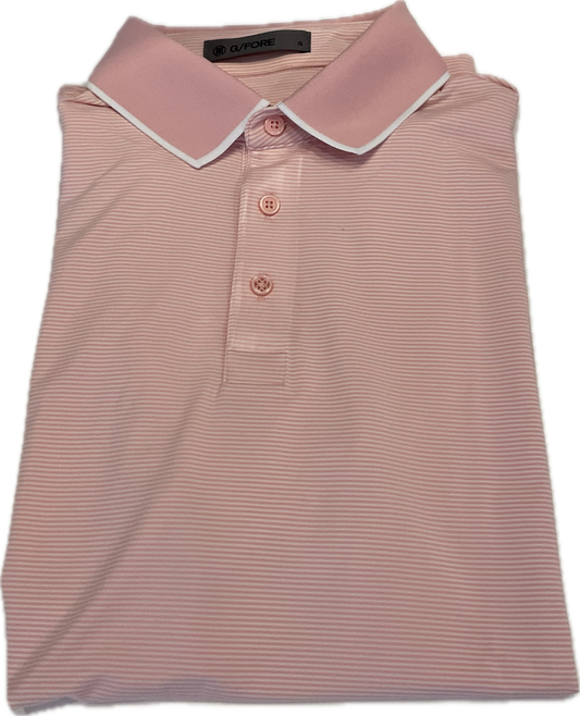 FEEDER STRIPE TECH JERSEY POLO-AMOUR-GFORE