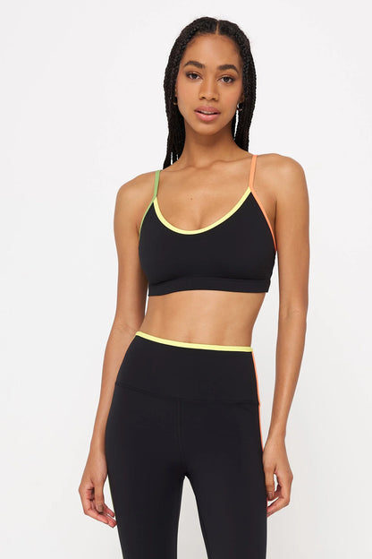 Helena Sports Crop Bra - Black - Spiritual Gangster