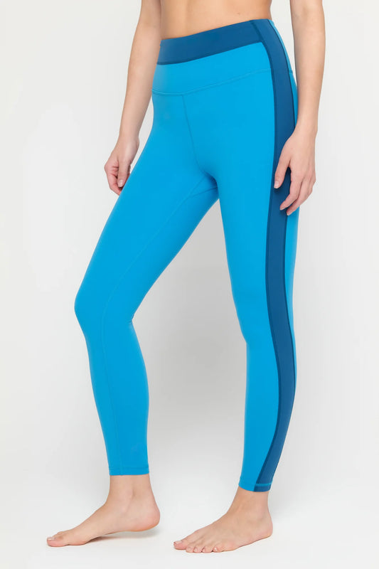 Leighton Colorblock Leggings- Azul - Spiritual Gangster