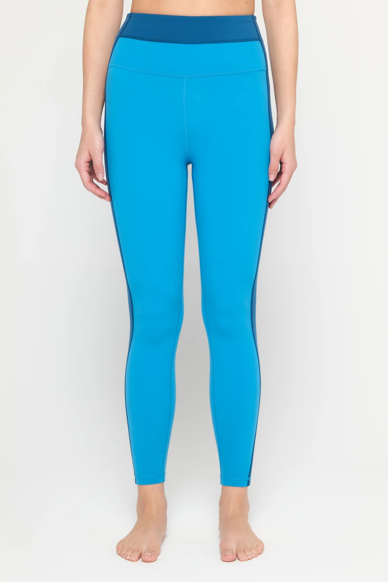 Leighton Colorblock Leggings- Azul - Spiritual Gangster