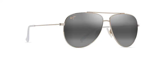 Grey Hauoli Shiny Light Gold with Crystal -Maui Jim