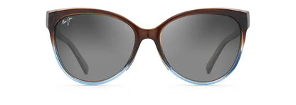 Grey Olu’Olu Translucent Dark Chocolate w/ Blue - Maui Jim