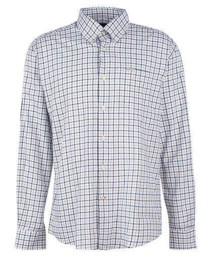 Preston Regular Tattersall Shirt- Navy-Barbour