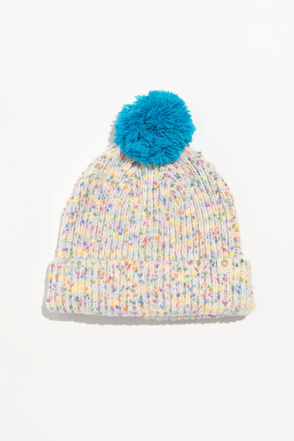 Peace Pompom Beanie - Milticolored -  Spiritual Gangster