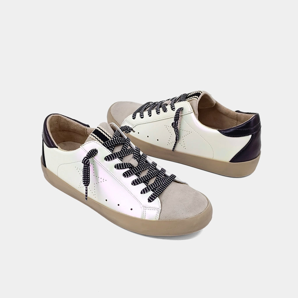 SHUSHOP - Mia Sneaker - Metallic White - BHI