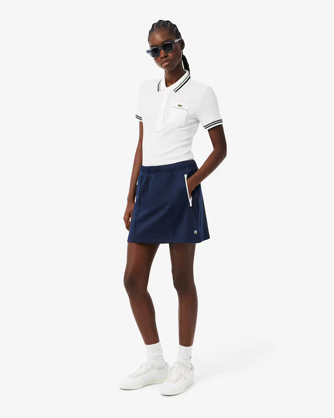 Lacoste Short Pocket Detail Skirt | Navy Blue
