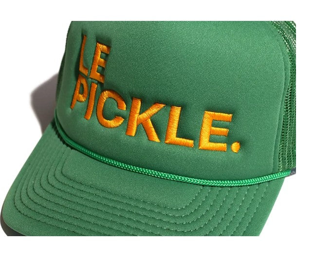 LE PICKLE ICONIC CAP - KELLY GREEN / SUNGOLD- LE SURF CLUB