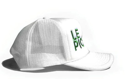 LE PICKLE ICONIC CAP - WHITE / KELLY GREEN