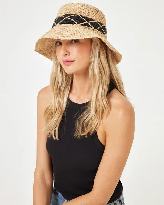 L*Space Montauk Bucket Hat Natural