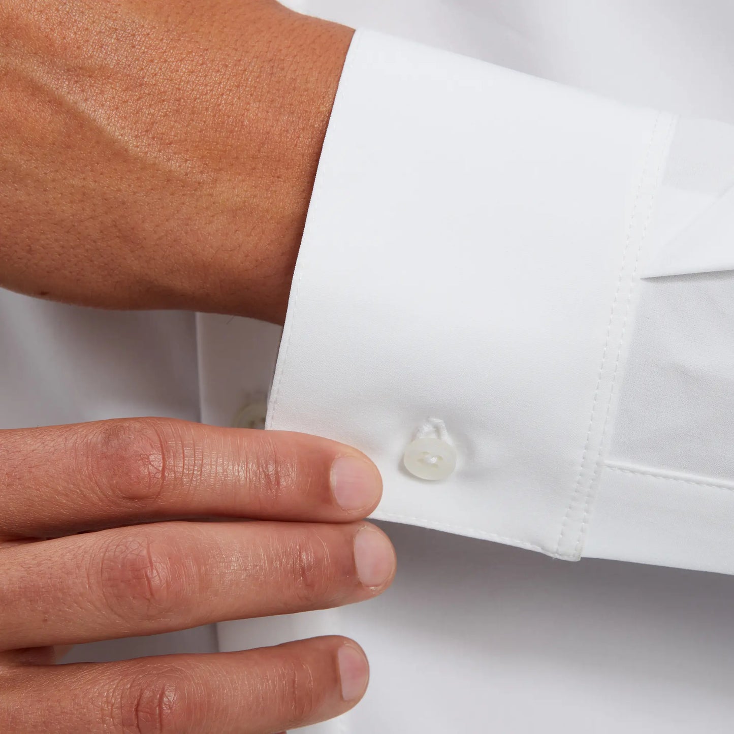 Leeward LS Dress Shirt - White - Mizzen+Main