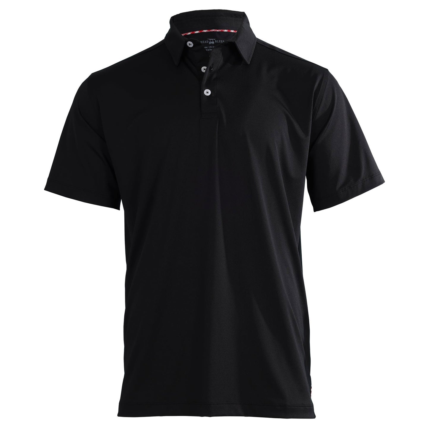 Bald Head Blue - Albatross Polo - Solid Black