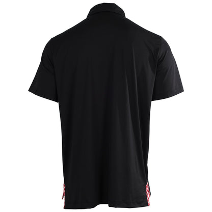 Bald Head Blue - Albatross Polo - Solid Black