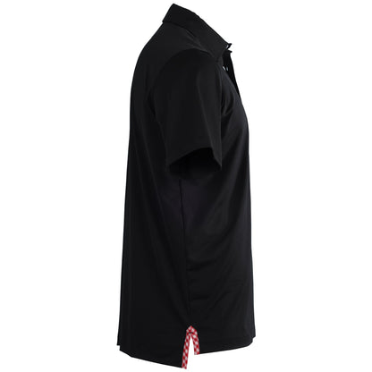 Bald Head Blue - Albatross Polo - Solid Black