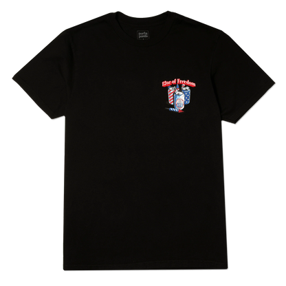Part Pants Men's T- Shirt - 12oz of Freedom - Black