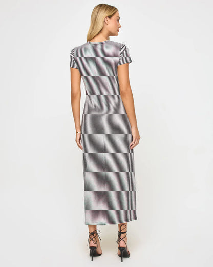 L*Space Sloane Dress Black-Cream