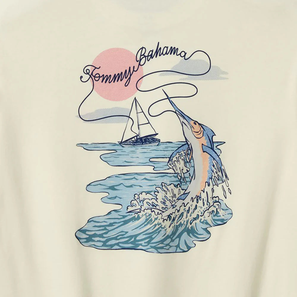 Tommy Bahama Men's Reel Catch T-Shirt - Vanilla Ice