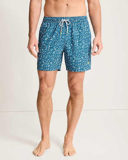 Tommy Bahama - Naples Night Schooled 6-Inch Swim Trunks