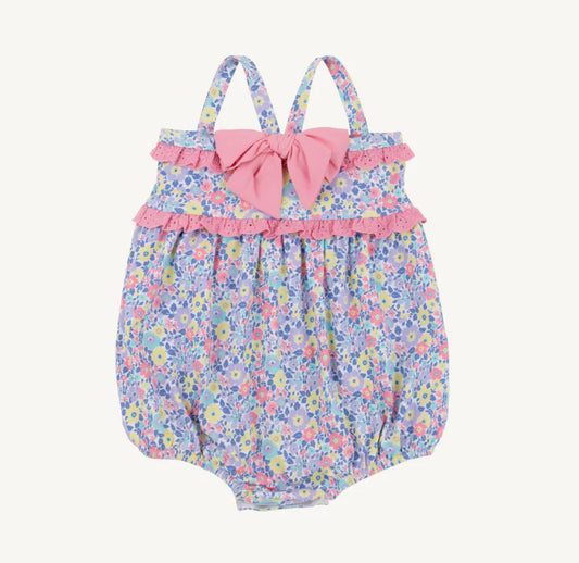 Beaufort Bonnet St.Bart's Bubble Bathing Suit Briar Patch Petals/Hamptons Hot Pink