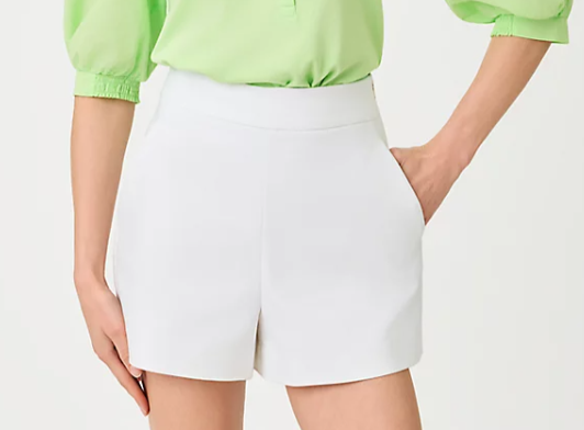 Lilly Pulitzer Sarissa Stretch Short - White
