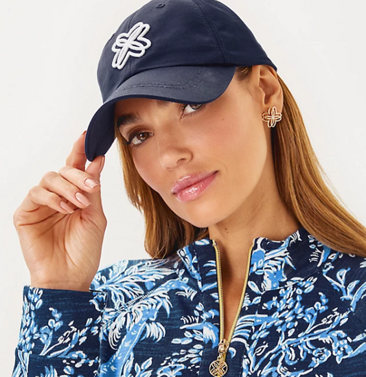 Lilly Pulitzer Logo Run Around Hat - True Navy