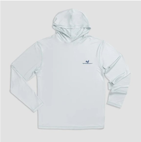 Beach & Barn - Surfing Rooster Hooded Sunshelter - White